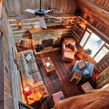 Log Cabin At Old Glory Ranch Villa Wimberley Dış mekan fotoğraf