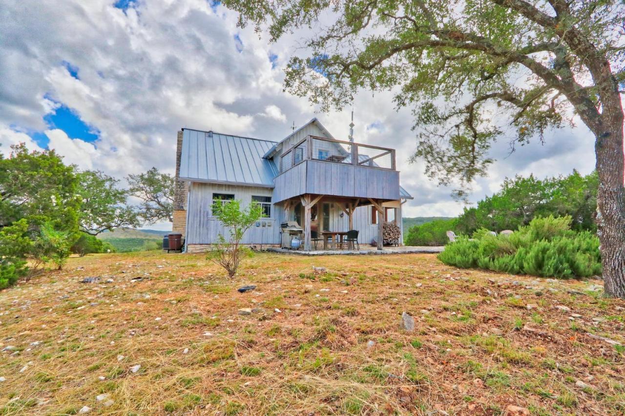 Log Cabin At Old Glory Ranch Villa Wimberley Dış mekan fotoğraf