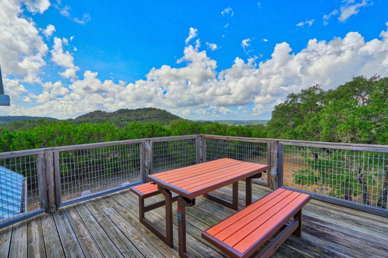 Log Cabin At Old Glory Ranch Villa Wimberley Dış mekan fotoğraf